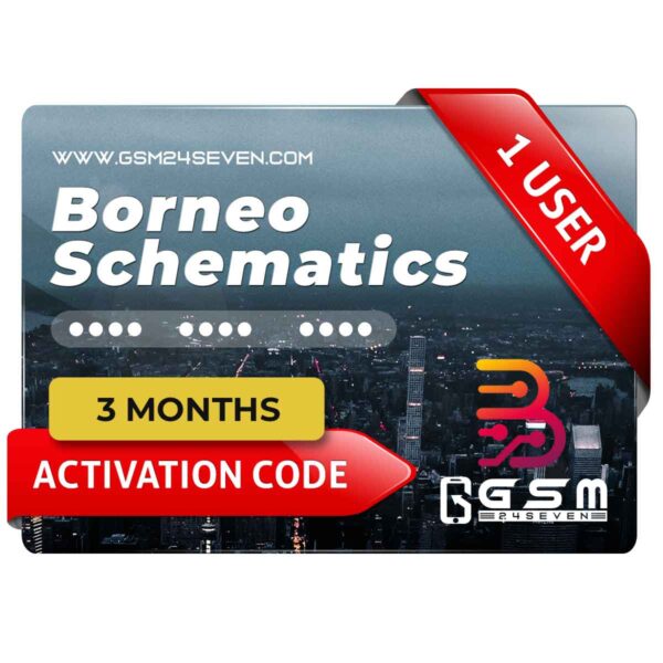 Borneo Schematics 1 User (3 Months) Activation Code