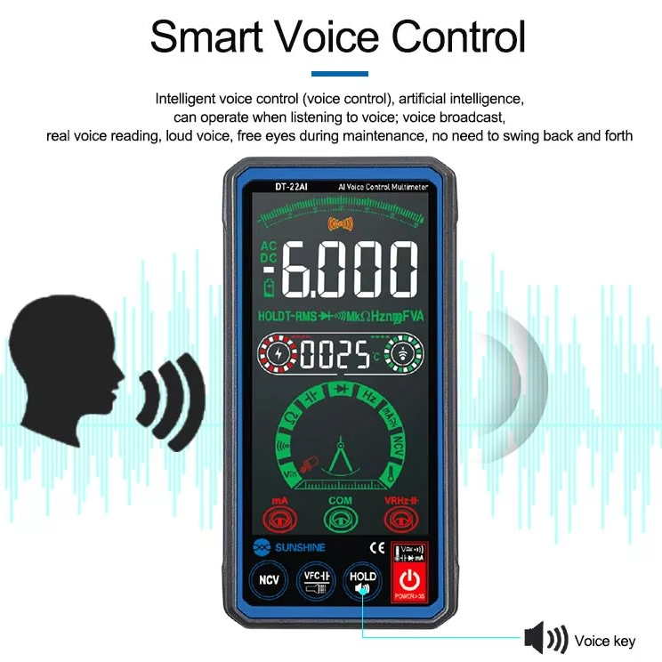 Sunshine DT-22AI Voice Multimeter