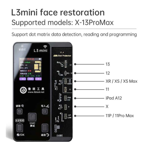 Luban L3 Mini Intelligent Repair Programmer for Phone 6-13ProMax