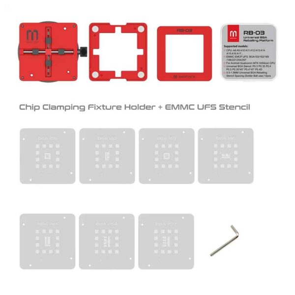 MARTVIEW RB-03 Universal BGA Reballing Stencils