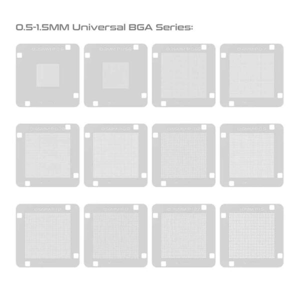 MARTVIEW RB-03 Universal BGA Reballing Stencils