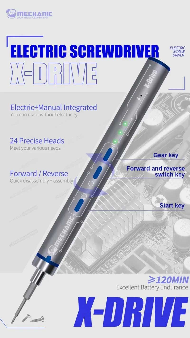 Mechanic X-Drive Electric Screwdriver